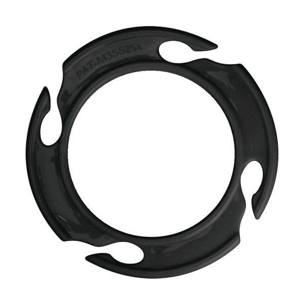 あすつく対応 「直送」 トラスコ TRUSCO TCHRBK コーンフックリング 黒 2個入