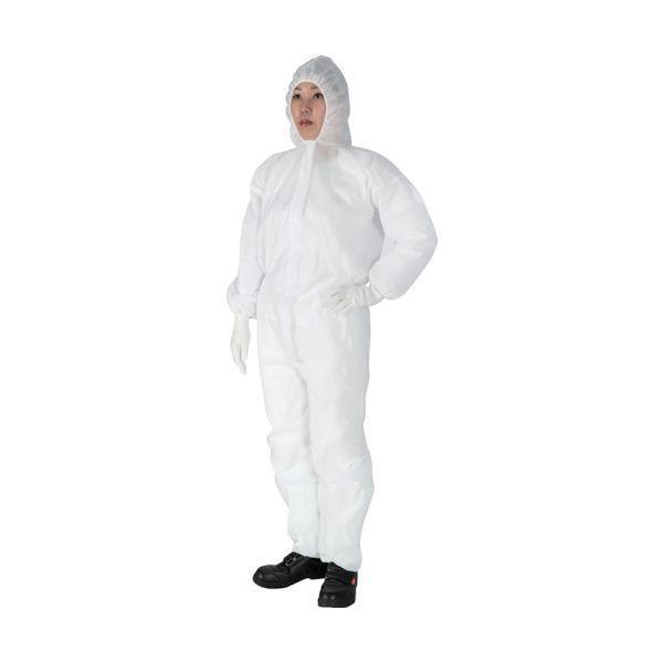 あすつく対応 「直送」 トラスコ TRUSCO TSB-60-XXL 不織布使い捨て保護服 １層・目...