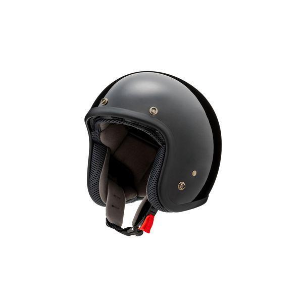 山城 YAMASHIRO 4547544057986 YH−001 ジェットヘルメット BLACK ...