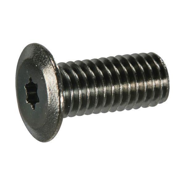 あすつく対応 「直送」 ＴＲＵＳＣＯ B181-0408 ヘックスローブ超極低頭ねじ 黒ニッケル M...