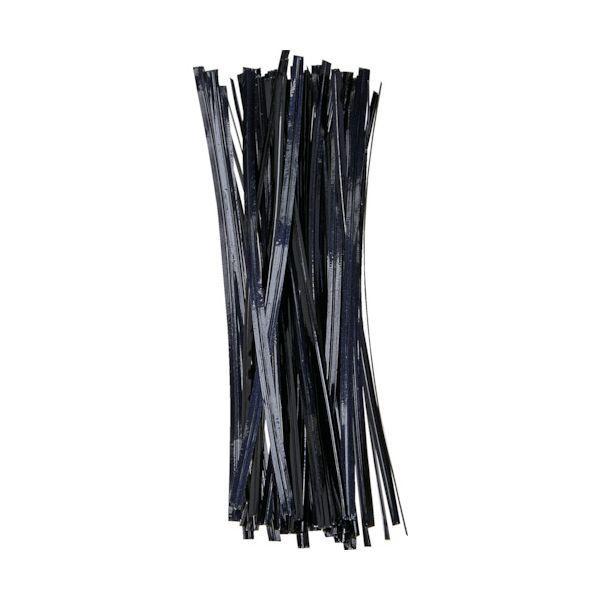 あすつく対応 「直送」 ＴＲＵＳＣＯ GVT150-100-BK 園芸用ビニールタイ 幅4mm×長さ...