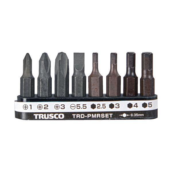 あすつく対応 「直送」 ＴＲＵＳＣＯ TRD-PMRSET プラス・マイナス・六角レンチビット ホル...