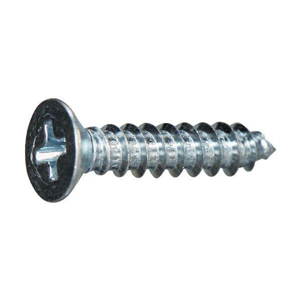 あすつく対応 「直送」 ＴＲＵＳＣＯ Y834-0312 皿頭タッピングねじ 1種A ユニクロ M3...