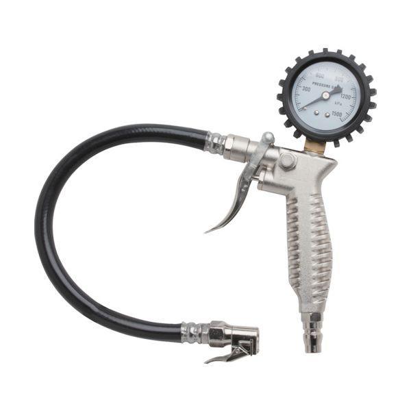 あすつく対応 「直送」 ＴＲＵＳＣＯ THBG30B タイヤゲージ ガンタイプ 1400kPa 米式...