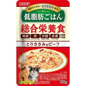 いなばペットフード 4901133895487 QDR−132 いなば 低脂肪ごはん とりささみ＆ビーフ 50g