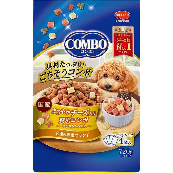 日本ペットフード 4902112008034 コンボ まろやかチーズ入り贅沢コンボ 720g