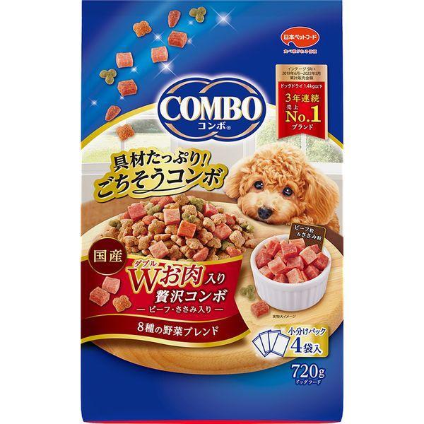 日本ペットフード 4902112008072 コンボ Wお肉入り贅沢コンボ 720g