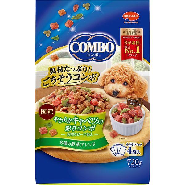 日本ペットフード 4902112008119 コンボ やわらかキャベツ入り彩りコンボ 720g