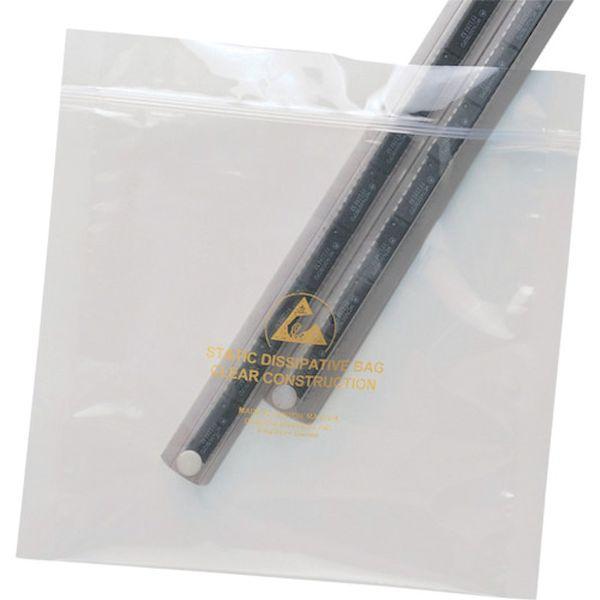 ＤＥＳＣＯ 13882 ESDバッグ、STATFREE、透明、ジップ式、203 mm x 254 m...
