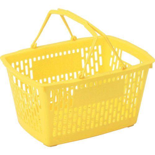 あすつく対応 「直送」 岐阜プラスチック MY-15 Y リス　買い物かご ５１６５７８ ＭＹ−１５...