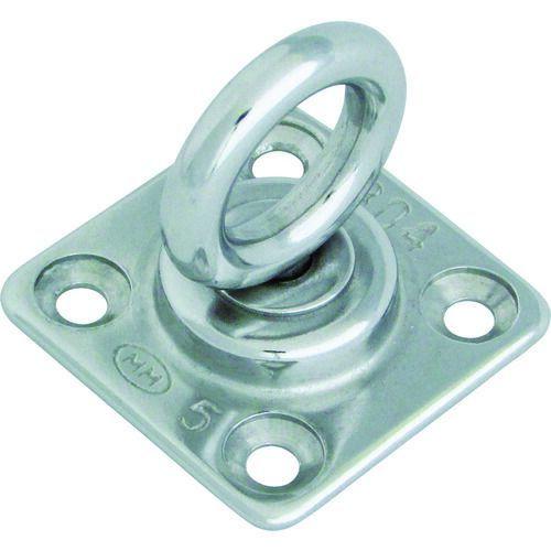 あすつく対応 「直送」 水本機械製作所 ［B-078］ ステンレス 回転アイプレート ３５ｍｍ×３５...