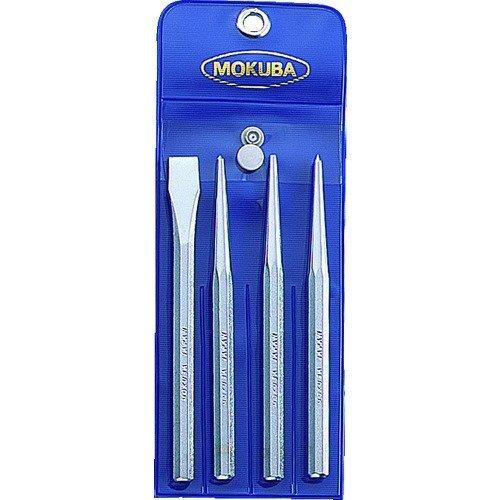 あすつく対応 「直送」 小山刃物製作所 A6-4 モクバ印　タガネセット 袋入り ４本組 A64 2...