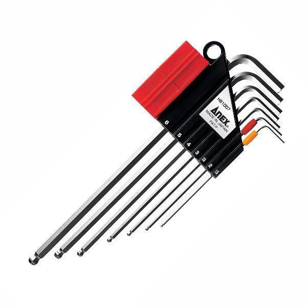 アネックス ANEX HB1007 ボールポイントレンチ ７本組 HB-1007 マグキャッチ付 兼...