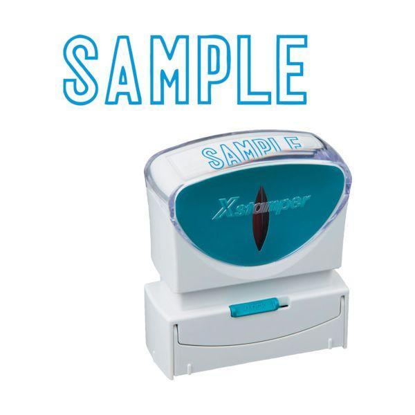 シヤチハタ X2-B-10023 スタンプ ビジネス用 キャップレス Ｂ型 藍 ＳＡＭＰＬＥ Ｘ２−...