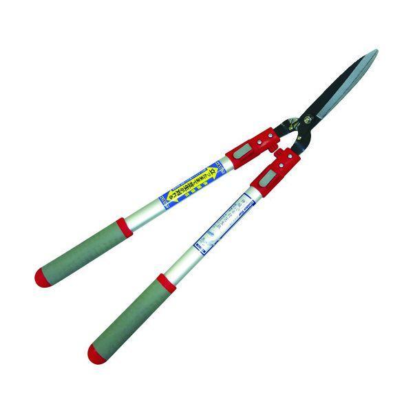 ＧＳ 2036 刈込ハサミ 伸縮タイプ アルミ柄 芝生ハサミ 刃長160mm 全長670〜1030m...