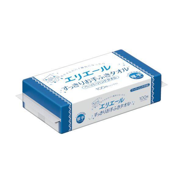 エリエール 823456 Plus＋キレイすっきりお手ふきタオル100枚
