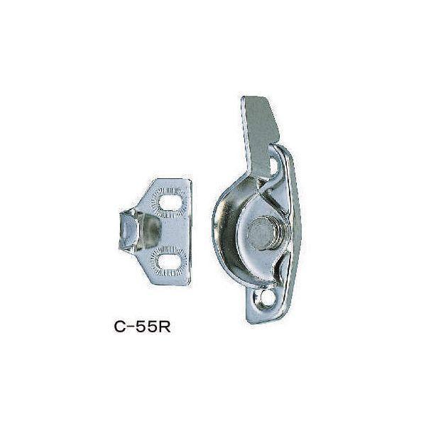 クマモト C-55B L PLUS C−55B ステンレス 6Sクレセント バネ入 左 受付 C55...