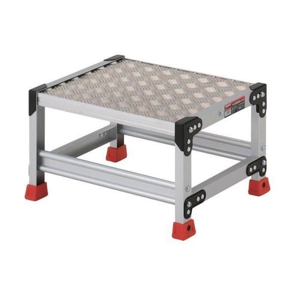 【個数：1個】 TRUSCO TSFC-153 作業用踏台 アルミ製・縞板タイプ 天板寸法５００Ｘ４...