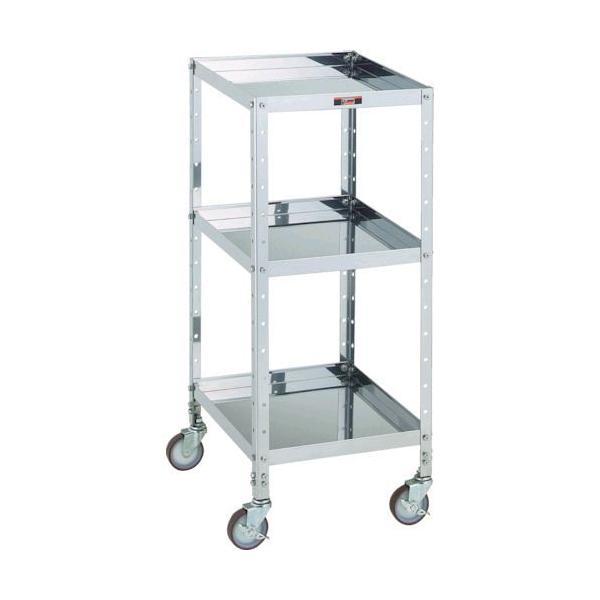 TRUSCO VS-13SUS Ｖ型ステンレスワゴン ３５０Ｘ４２０ＸＨ８３５ ３段 VS13SUS...