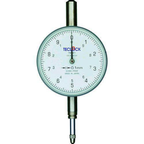 あすつく対応 「直送」 テクロック TM-91F ダイヤルゲージ 測定範囲０〜１０ｍｍ TM91F ...