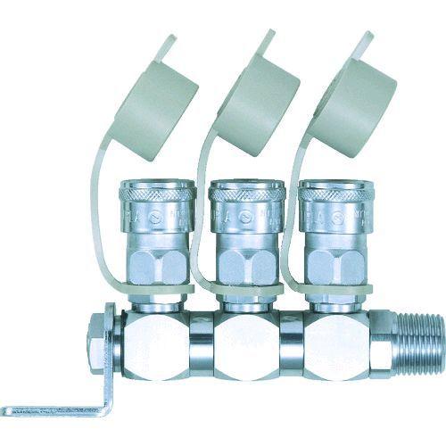 あすつく対応 「直送」 日東 RE エア分岐管 ロータリー式ラインカプラ ＲＥ型 ００３２７ RE ...