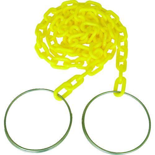 あすつく対応 「直送」 ニッサチェイン ［C-254］ コーンチェイン　６ｍｍ×２ｍ　黄 C254 ...