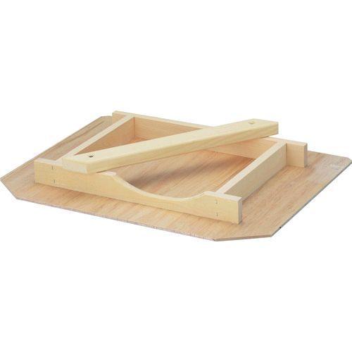 あすつく対応 「直送」 カネ三 KTE-S 木製鏝板 KTES 249-5015