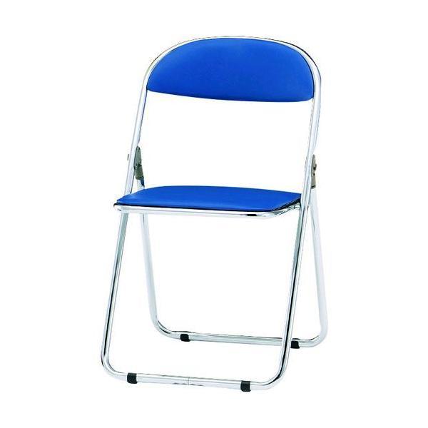 ＴＯＫＩＯ CF-300M B パイプ椅子 シリンダ機能付 スチールパイプ ブルー 青 CF300M...