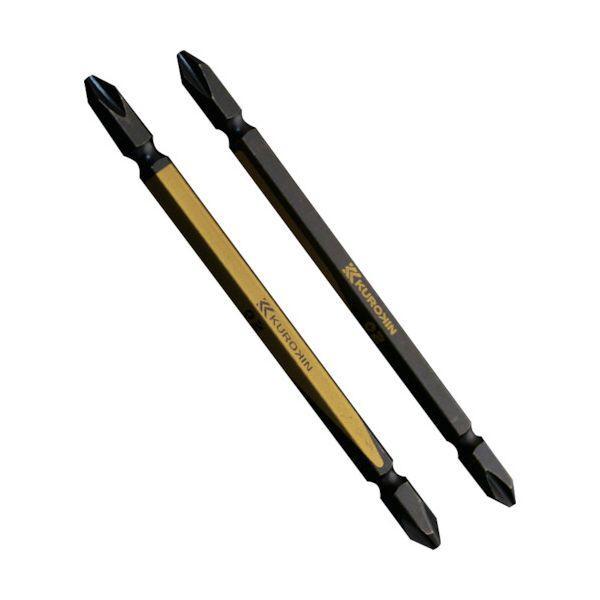 フジ矢 5202-110-BG 両頭ビット 黒金・2本組 ＋2×110mm 5202110BG