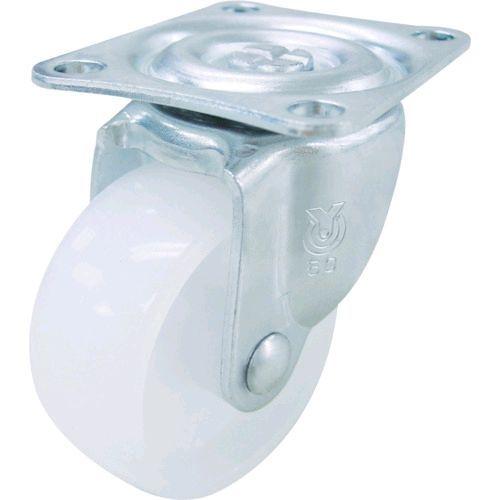 あすつく対応 「直送」 ユーエイ ［G-38N］ プレート式 自在 キャスター ナイロン 車輪径３８...