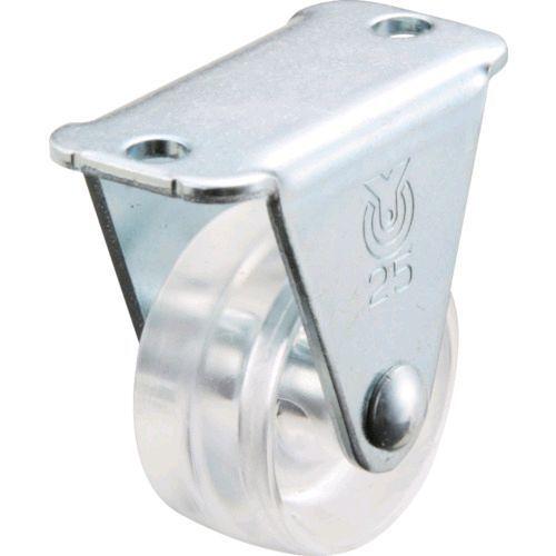 あすつく対応 「直送」 ユーエイ ［GR-25PC］ プレート式 固定 キャスター 透明ポリカーボネ...