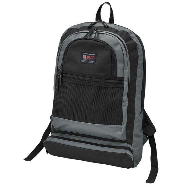 【個数：1個】カワヨシ SPO-02-GY 直送 代引不可 SHELTER デイパック 18L グレ...