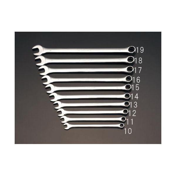 エスコ EA614CB-10 10ｘ188mm 超ロング 片目片口スパナ EA614CB10【キャン...