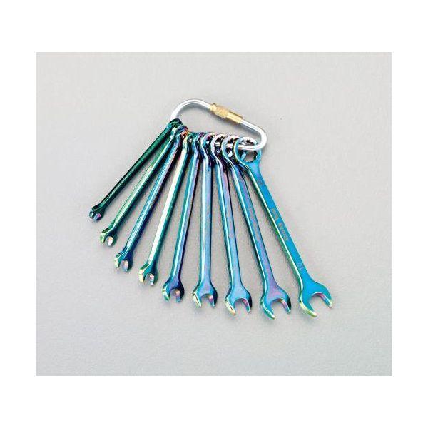 エスコ EA615AD-9 9本組ミニスパナ EA615AD9【キャンセル不可】