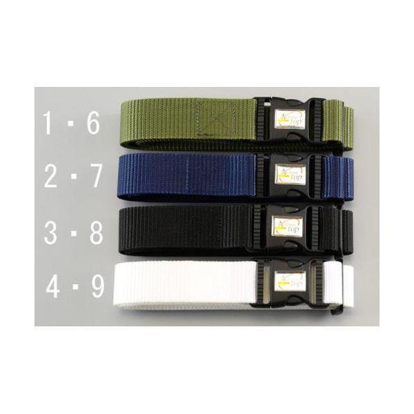 エスコ EA924A-2 38mm 作業ベルト ネイビー EA924A2【キャンセル不可】