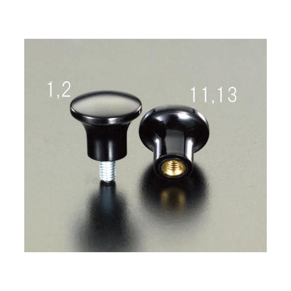 エスコ EA948B-13 Ｍ6ｘ25雌ねじフェノール樹脂ノブ EA948B13【キャンセル不可】