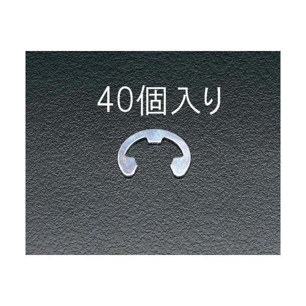 エスコ EA949WE-10 10mm Ｅリング 40個 EA949WE10【キャンセル不可】