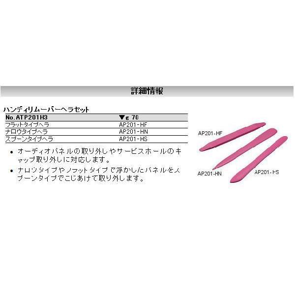 KTC 京都機械工具 ATP201H3 ハンディリムーバーヘラセット ３点組 ATP-201H3