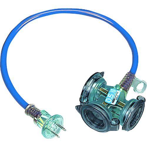 あすつく対応 「直送」 ハタヤ HATAYA FX-005-B 防雨型２Ｐショートタップ　０．５ｍ　...