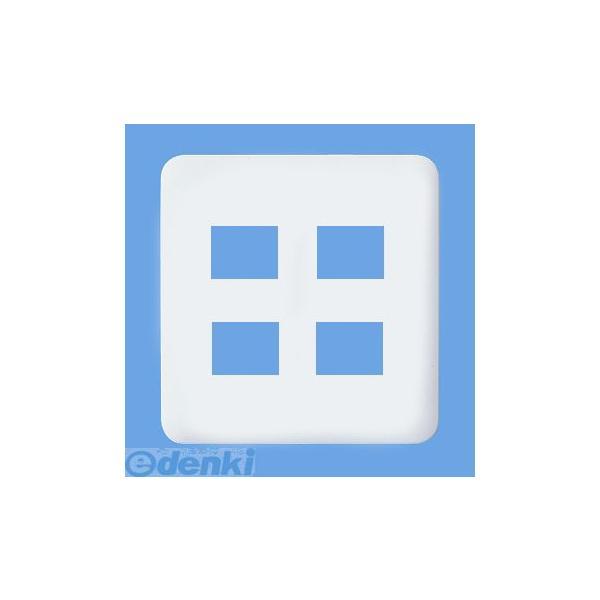 パナソニック電工 Panasonic WTF7004W ラウンドコンセントプレート 4コ用 WTF7...