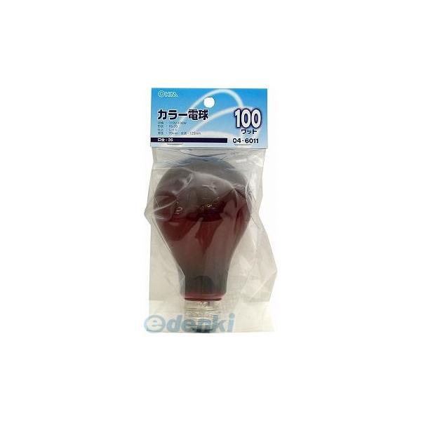 オーム電機 LB-PS7600-CR クリアカラー球ＰＳ７０ １００Ｗ レッド Ｅ２６ LBPS76...