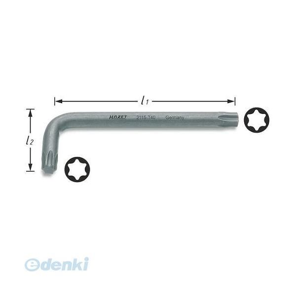ハゼット HAZET 2115-T25   トルクスオフセットスクリュードライバーＴ２５ 2115T...