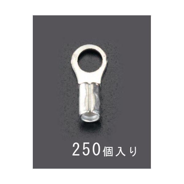 エスコ EA538MA-68 3.5-5.0丸形裸圧着端子 EA538MA68【キャンセル不可】