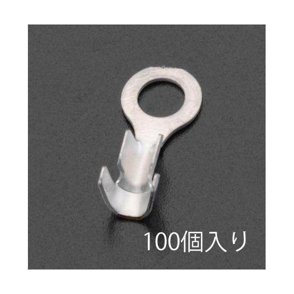 エスコ EA538RA-12 0.50-2.00mm2 丸形端子 100個 EA538RA12【キャ...