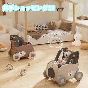 モチワゴン おもちゃ収納箱 ボックス 手押し車...の詳細画像1