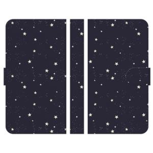 手帳型 マルチ スマホ ケース カバー 星 星座 柄 模様 ネイビー 星柄 空 夜空 宇宙 イラスト かわいい きれい Brnand Dnok1 M0318 1321 Select 通販 Yahoo ショッピング