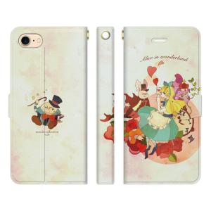 Disney（ディズニー） スマホケース 不思議の国のアリス 背面アクリル