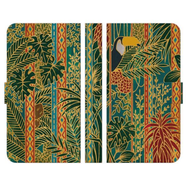 Nexus 用 手帳型 スマホ ケース カバー jungle 荒巻まりの アールデコ Art D?c...