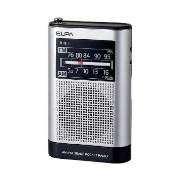 ELPA AM/FMポケットラジオ　