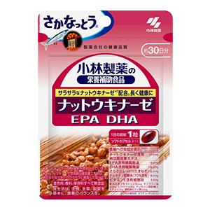 小林製薬　ナットウキナーゼ ＥＰＡ ＤＨＡ さかなっとう ３０粒 約３０日分 健康 無添加 さらさら...